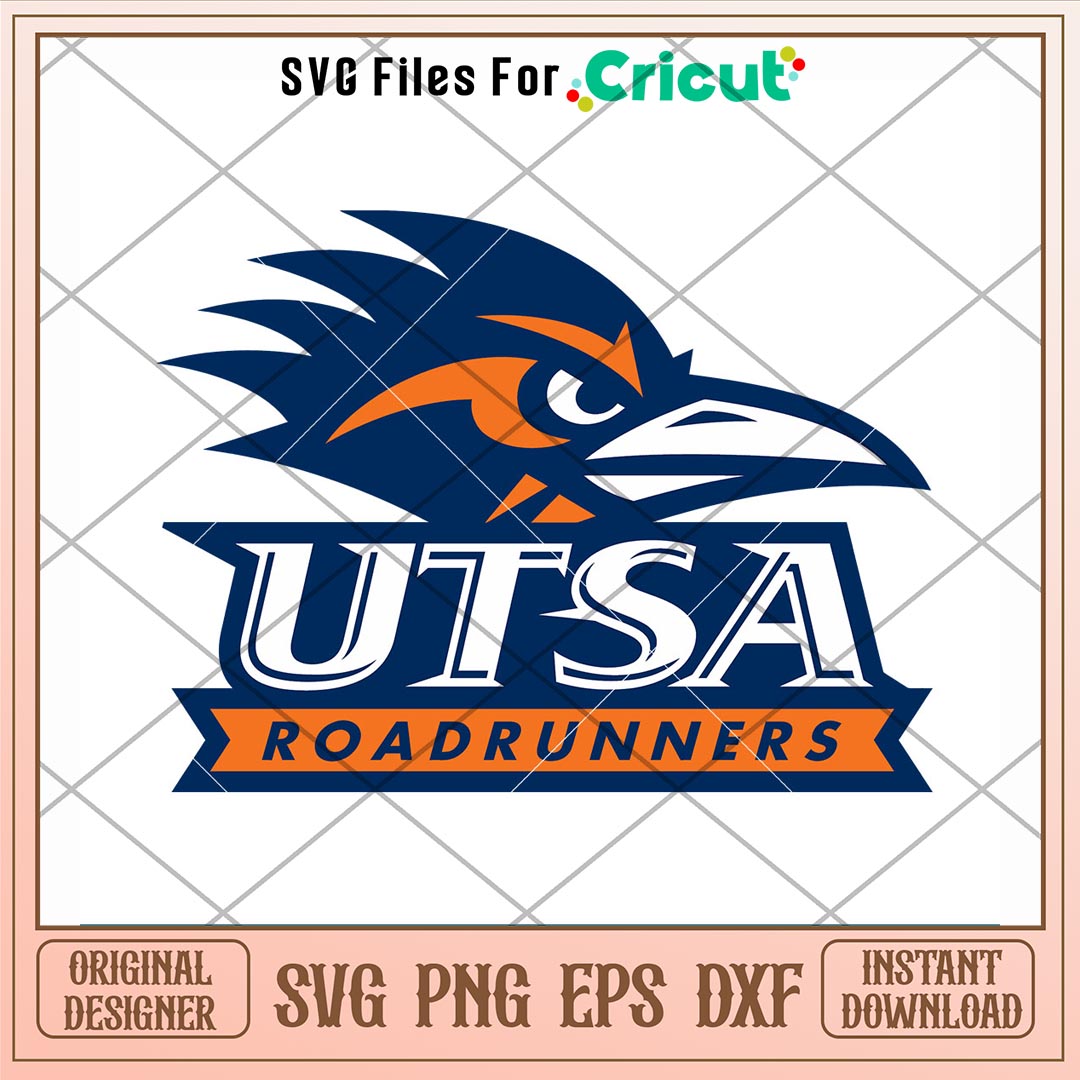 Texas SA Roadrunners Logo Svg, Texas SA Roadrunners Svg, NCAA Svg