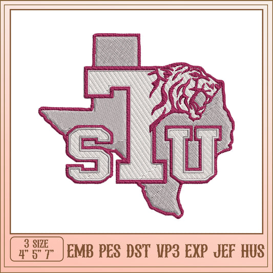 Texas SU Embroidery Design