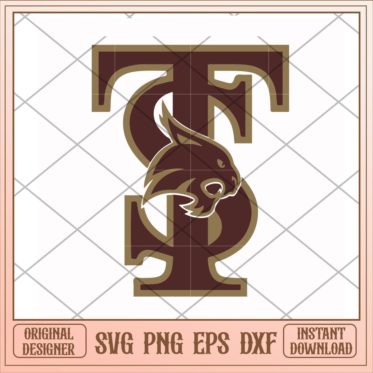 Texas State Bobcats logo TS svg, logo svg, ncaa svg