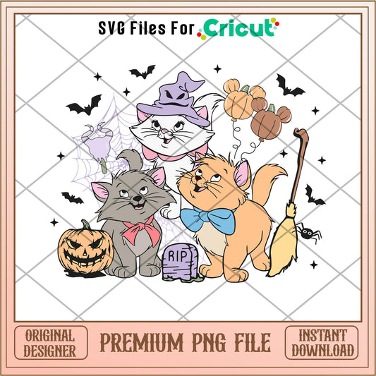 The Aristocats characters png, The Aristocats png, Digital Download