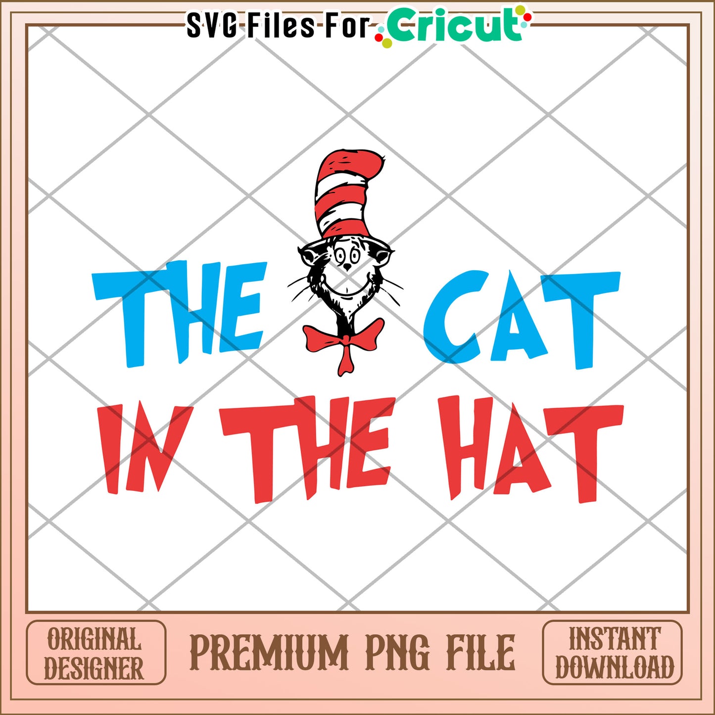 The Cat in the Hat Fun PNG for Kids Craft Projects