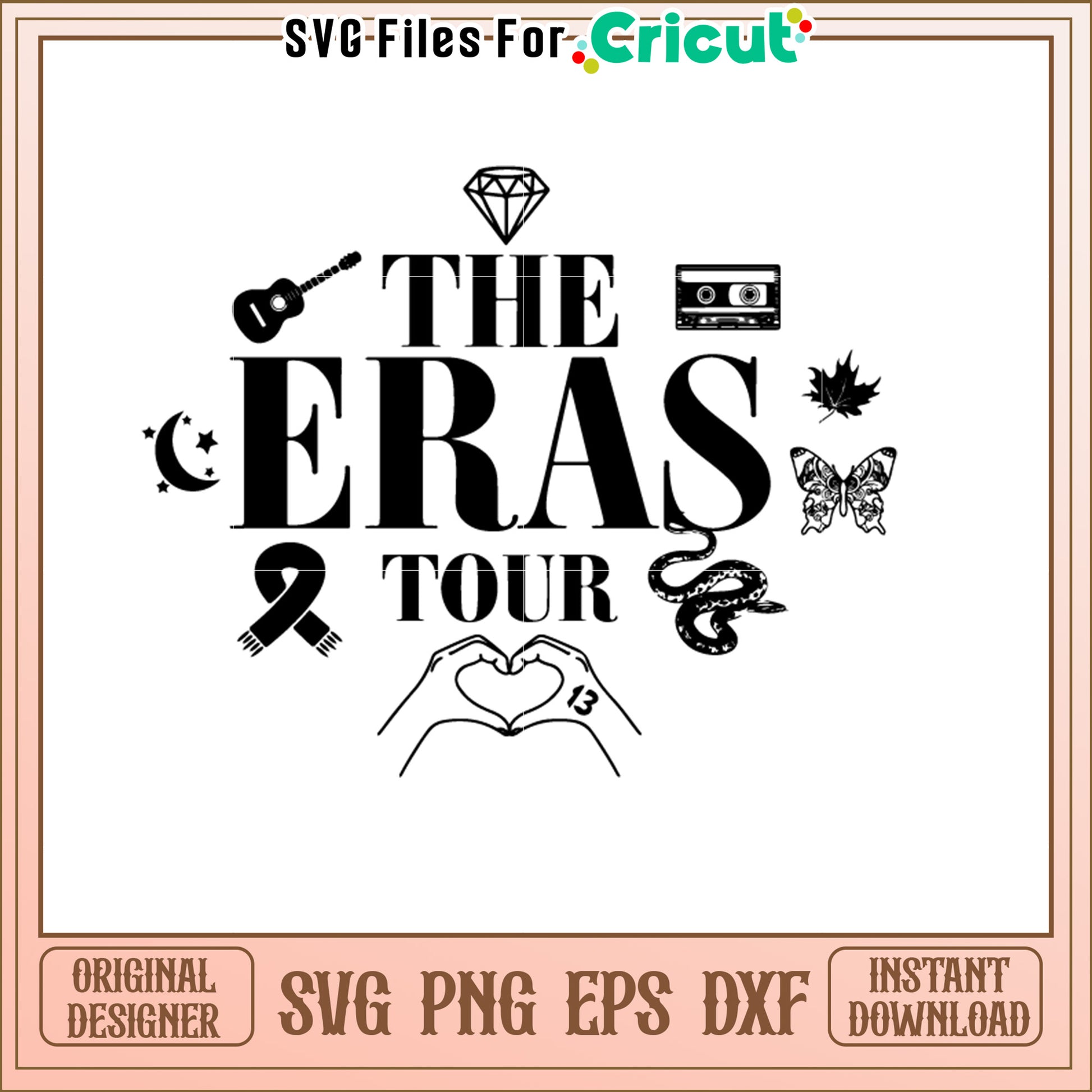 The Eras Tour SVG Cut File