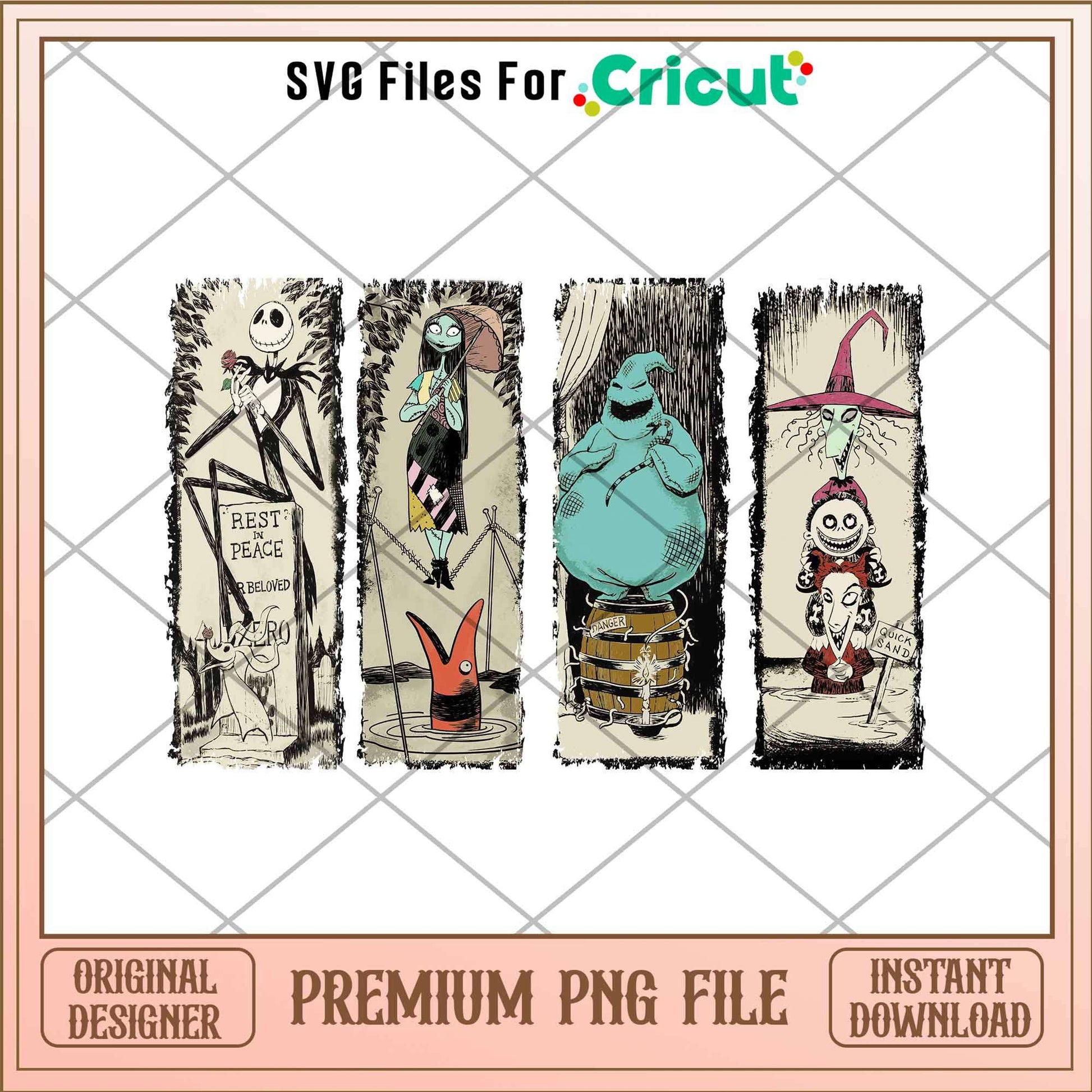 The Nightmare Before Christmas png, Nightmare Before Christmas characters png,  Digital Download
