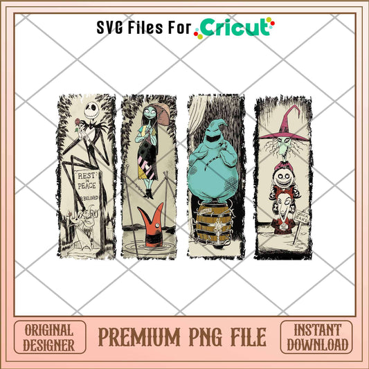 The Nightmare Before Christmas png, Nightmare Before Christmas characters png,  Digital Download