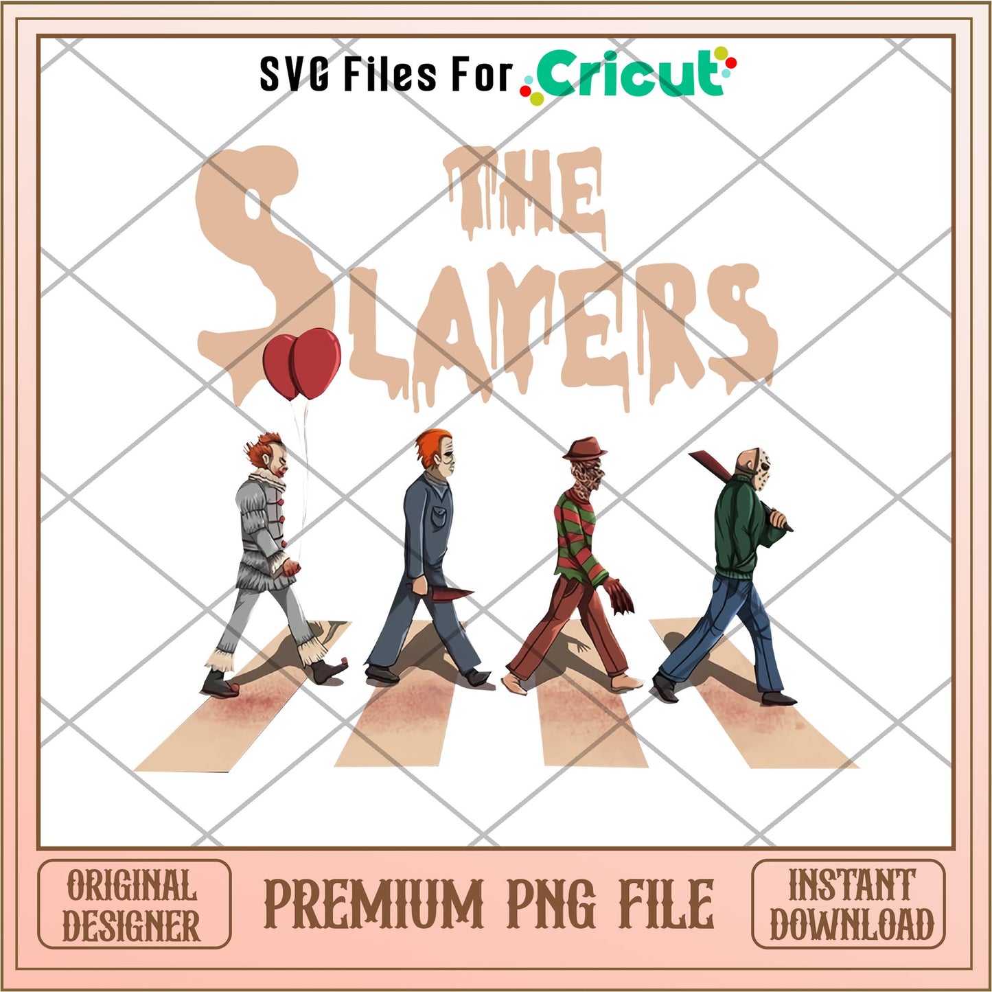 The Slayers png, Horror characters png, digital download