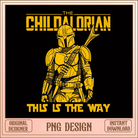 The Childalorian This Is The Way PNG, Mandalorian PNG, Star Wars PNG