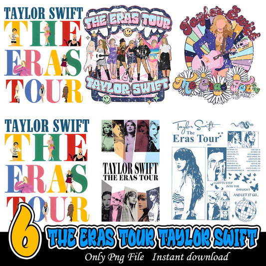 The Eras Tour Taylor Swift Bundle Png, Taylor Swift png bundle