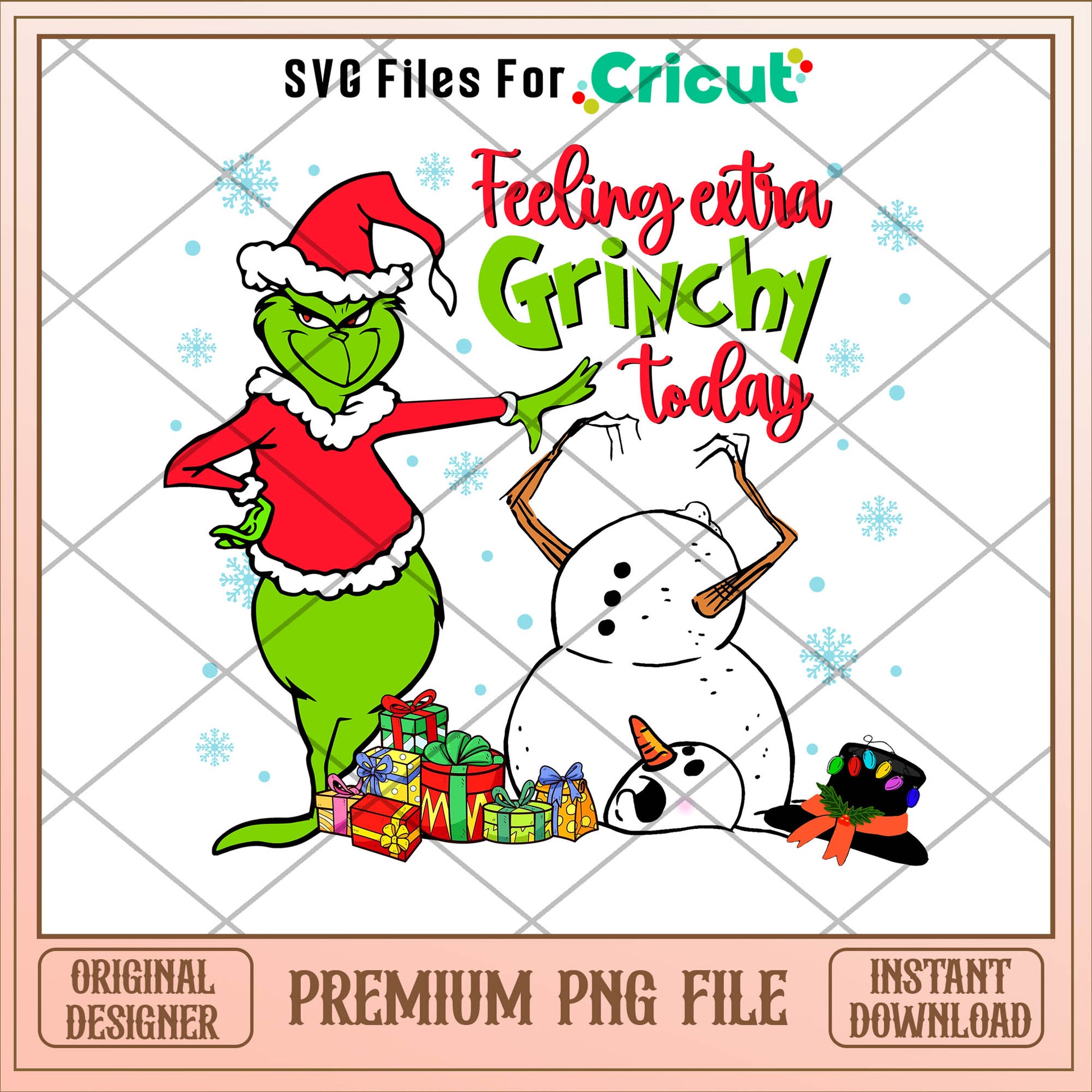 The Grinch feeling extra grinchy today png, grinch png, christmas png