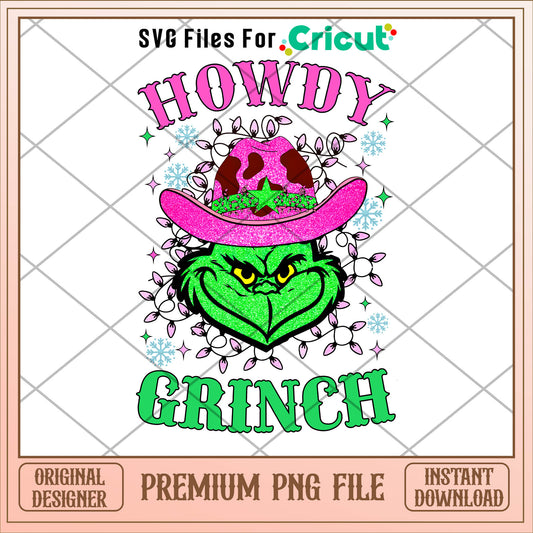 The Grinch howdy grinch png, grinch png, christmas png