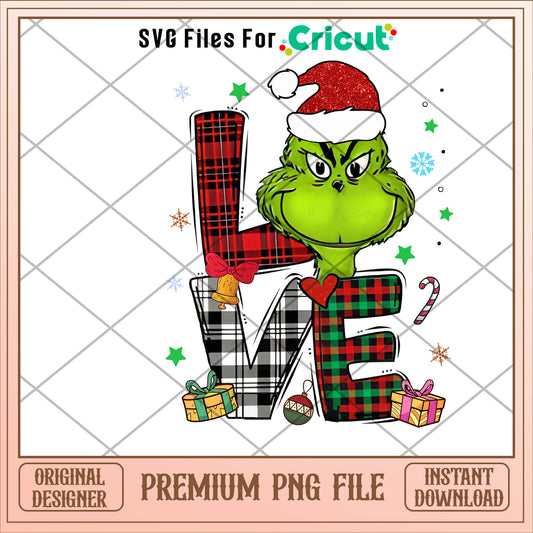 The Grinch love grinch christmas png, grinch png, christmas png