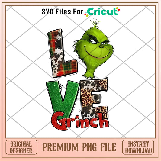 The Grinch love grinch png, grinch png, christmas png
