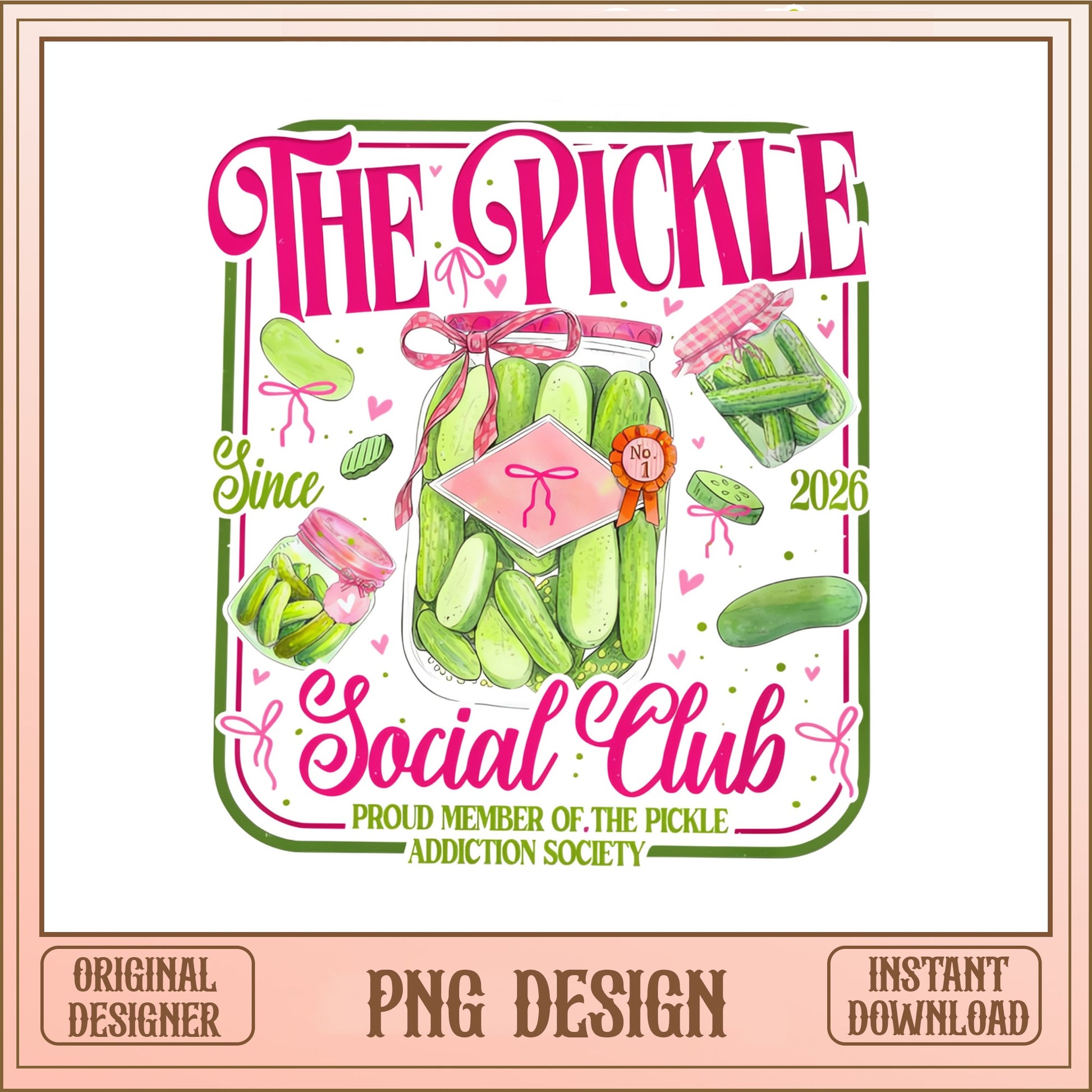 The Pickle Social Club PNG, Funny Pickle Shirt Design, Pickle PNG