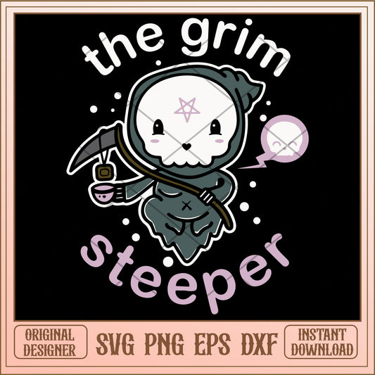 The grim steeper svg, Halloween characters svg, Digital Download