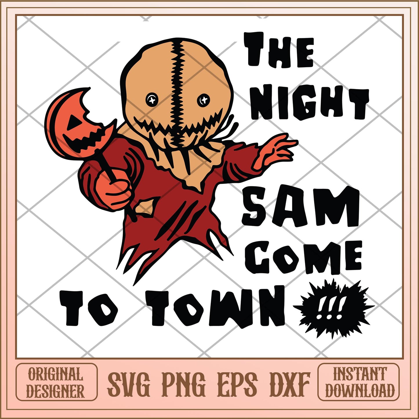 The night sam gome to town svg, The Nightmare Before Christmas Svg, digital download