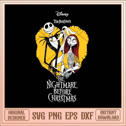 The nightmares before Christmas svg, Tim Burton svg bundle