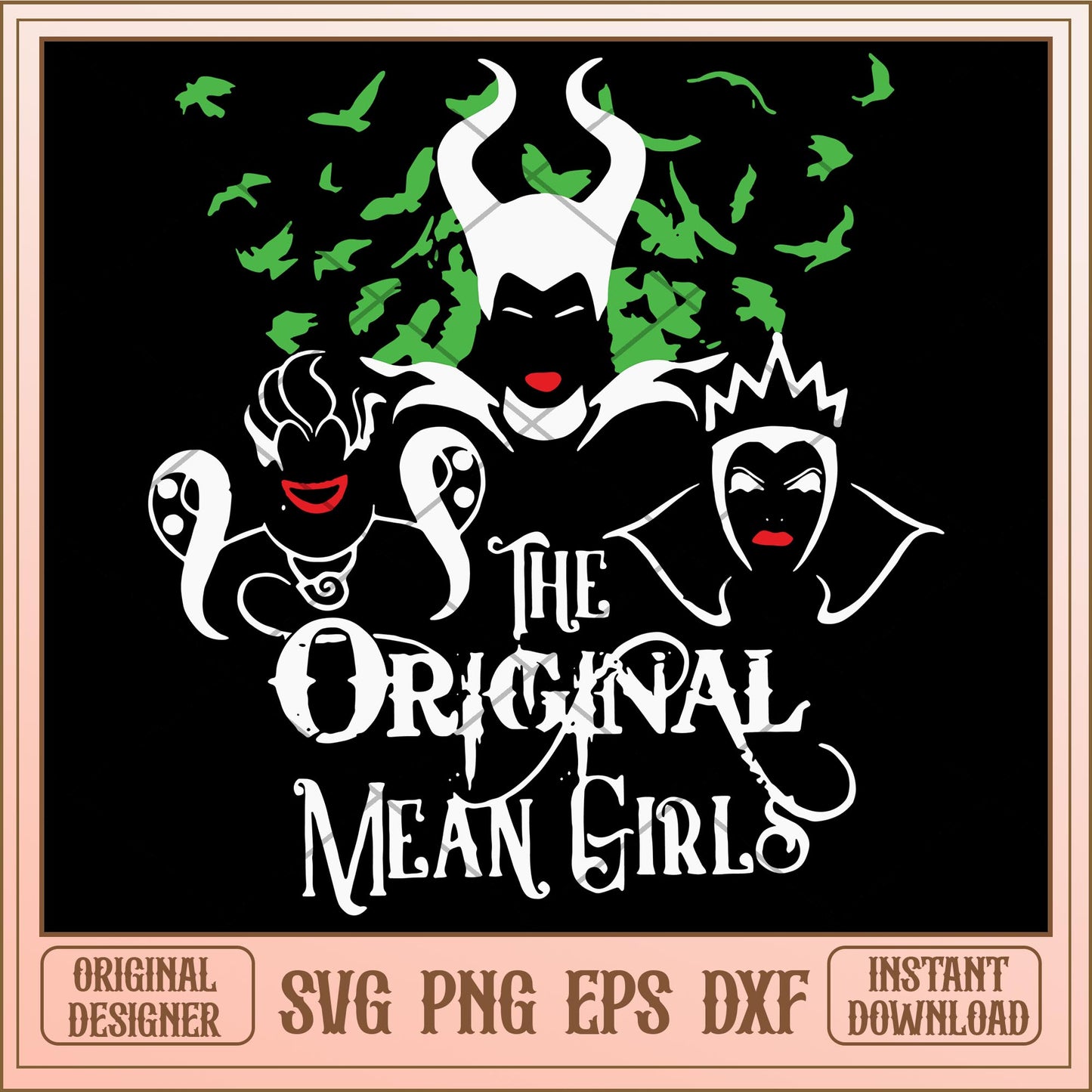 The original min girls svg, Disney characters svg, Digital Download