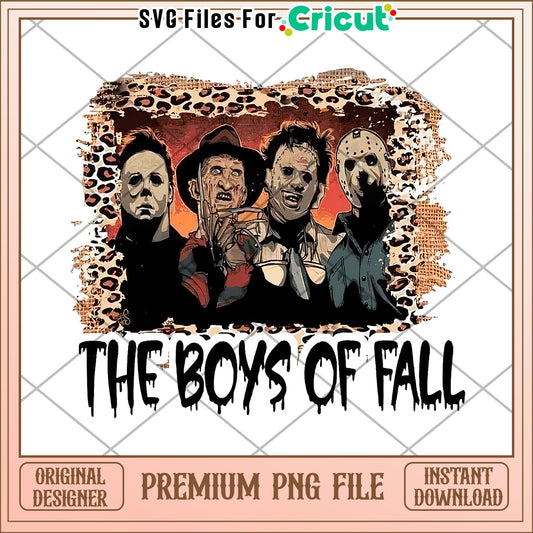 The boys of fall design png, halloween​ design​ png, halloween costume​ png