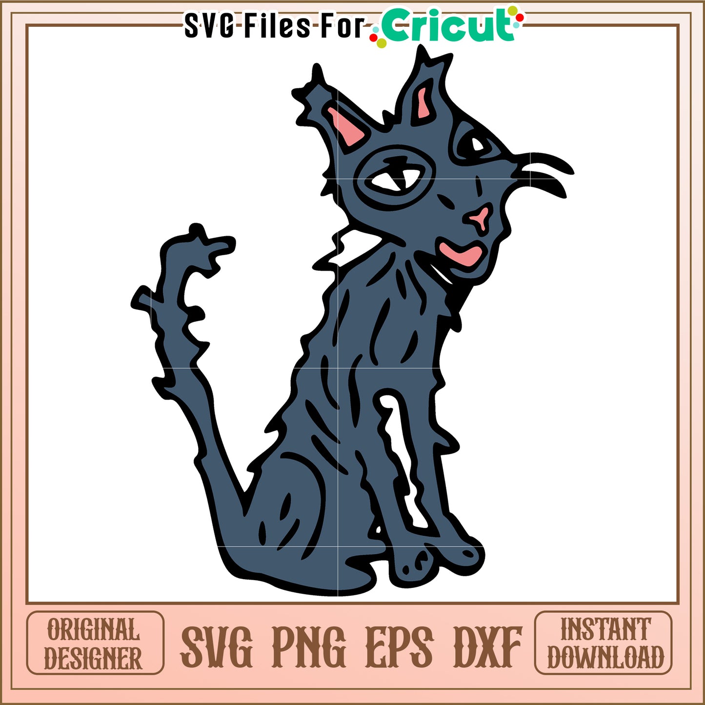 The cat design svg, coraline movie svg, sesame toys svg
