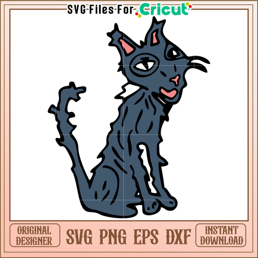 The cat design svg, coraline movie svg, sesame toys svg
