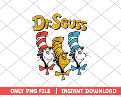 The cat in the hat gold png 