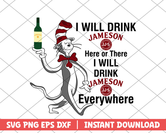 The cat in the hat jameson svg