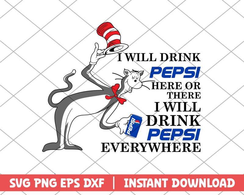 The cat in the hat pepsi svg – svg files for cricut