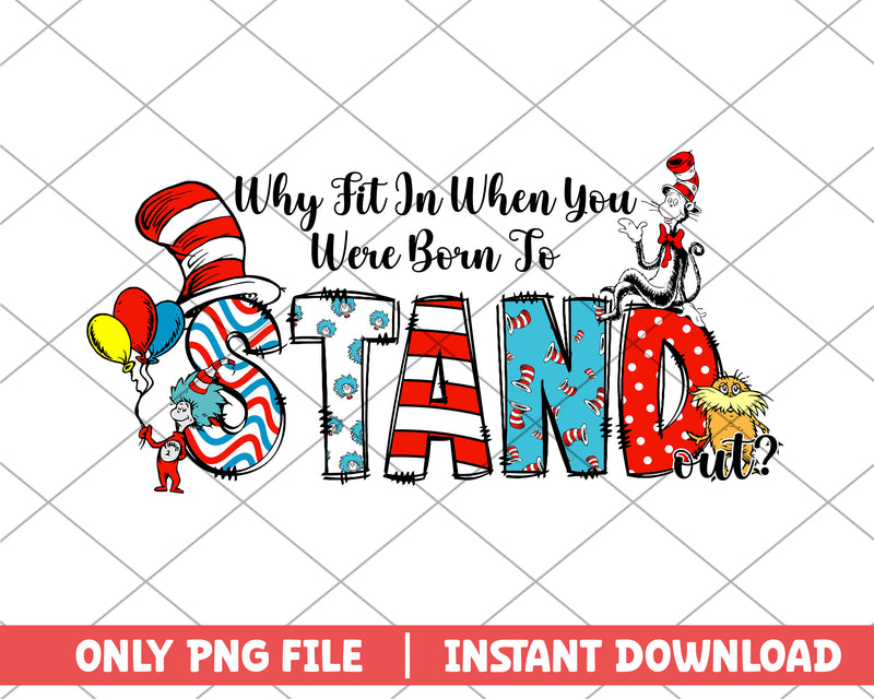 The Cat In The Hat Stand Out Png – Svg Files For Cricut