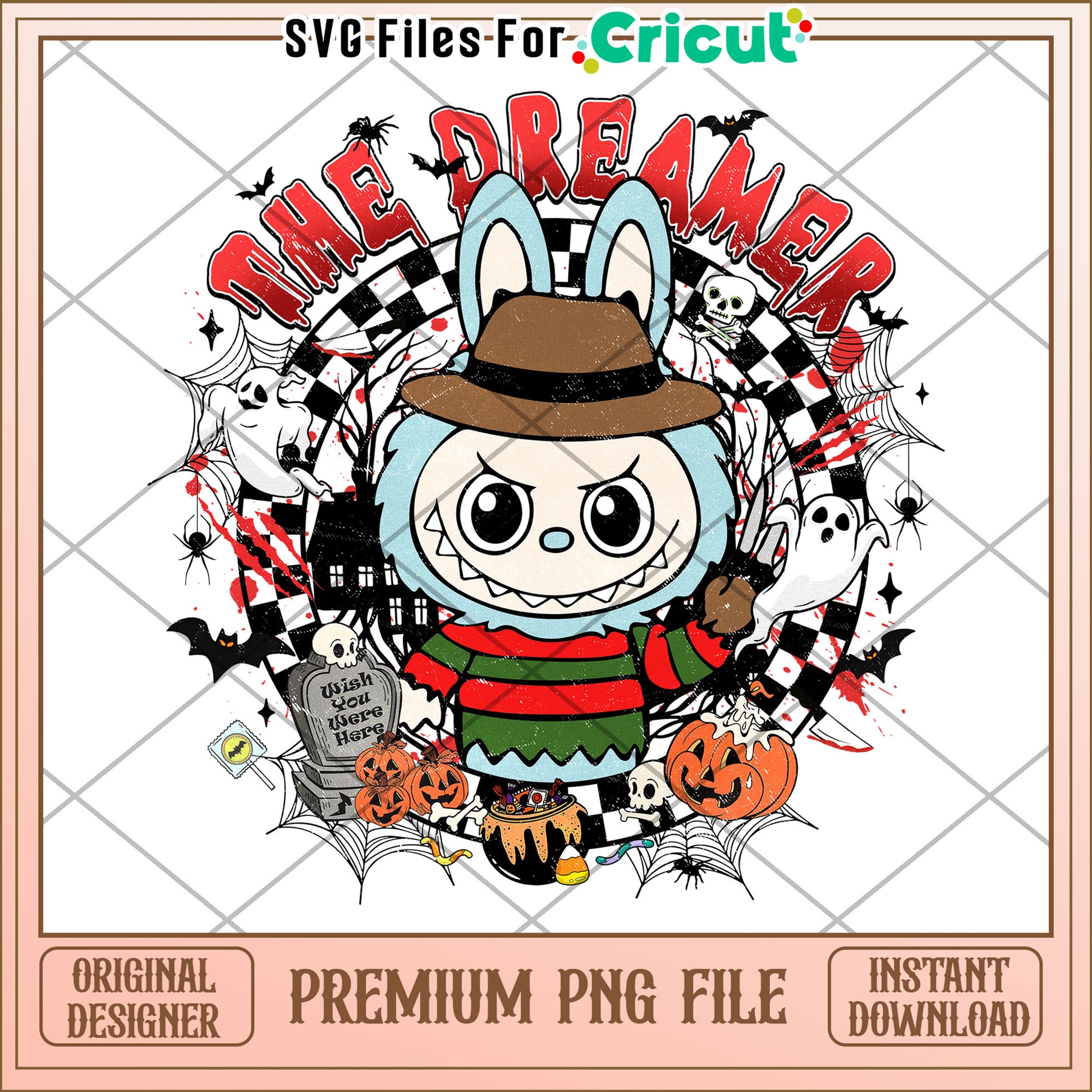 The dreamer labubu png, halloween songs png, halloween cookies png