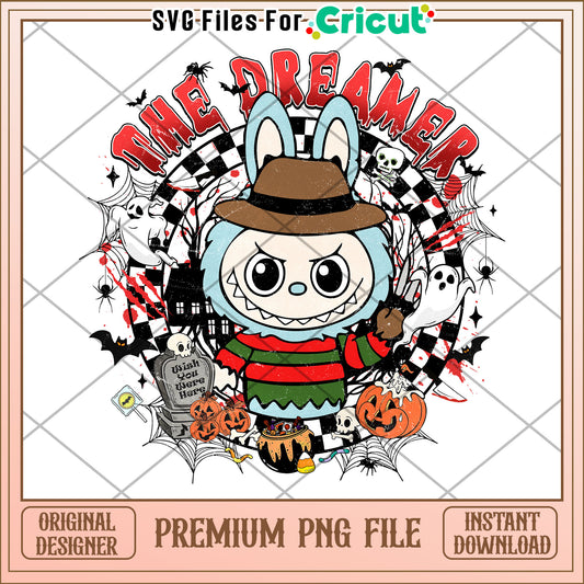 The dreamer labubu png, halloween songs png, halloween cookies png