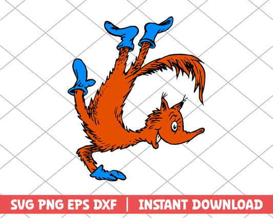 The fox character dr.seuss svg 