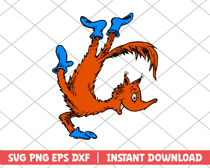 The fox character dr.seuss svg 
