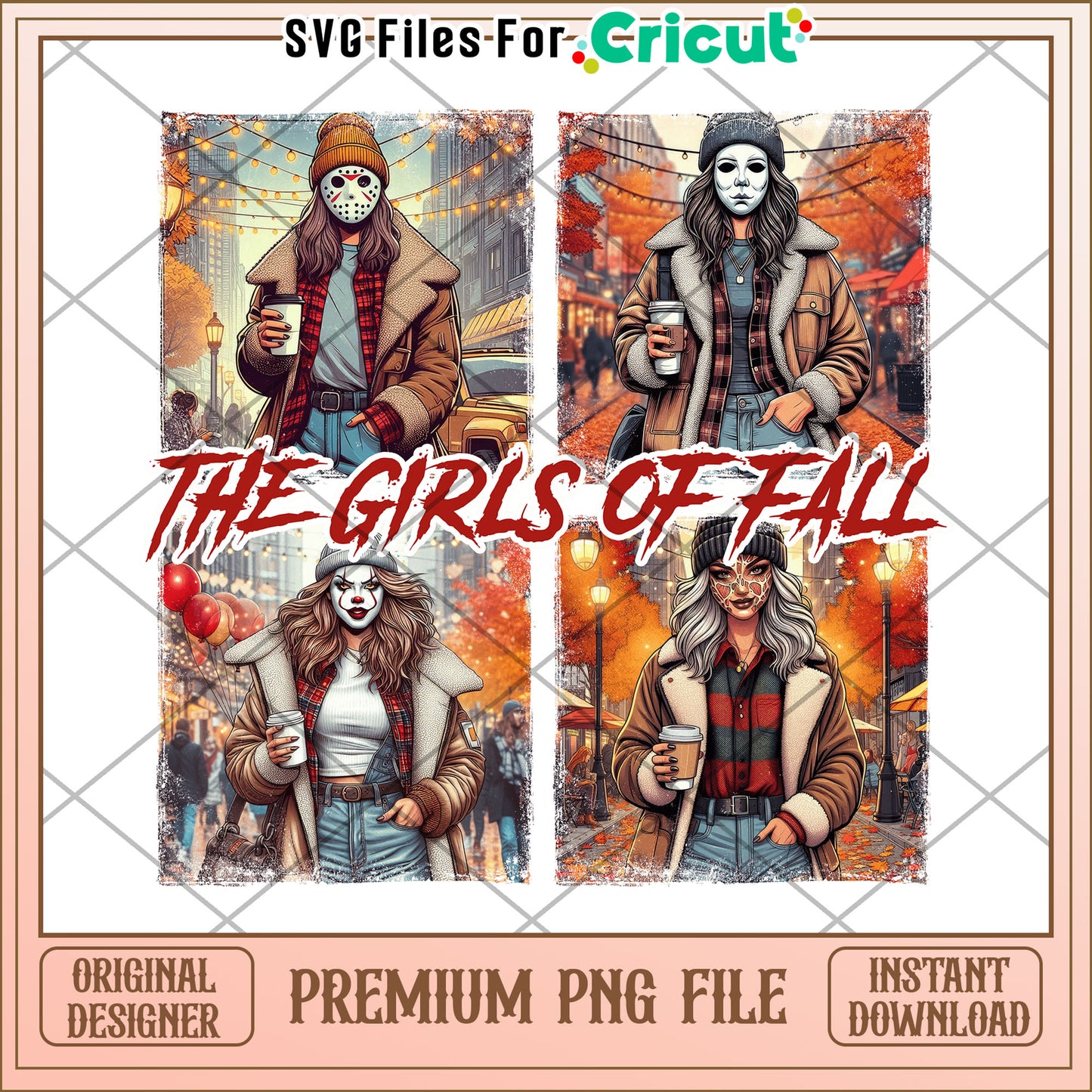 The girls of fall png, happy halloween​ png, times for halloween png