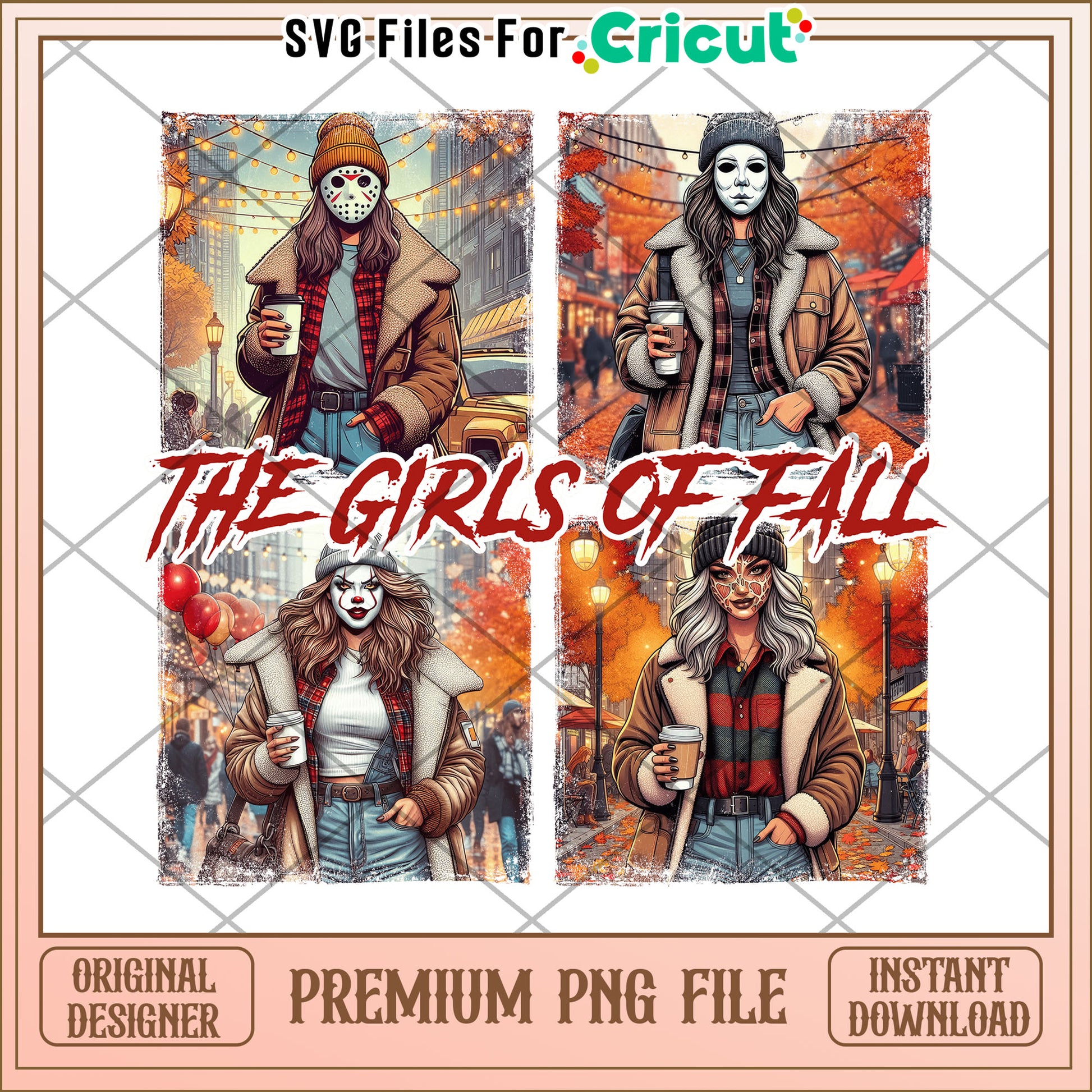 The girls of fall png, happy halloween​ png, times for halloween png