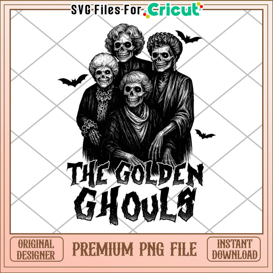 The golden ghouls png, halloween candy png, halloween decor png