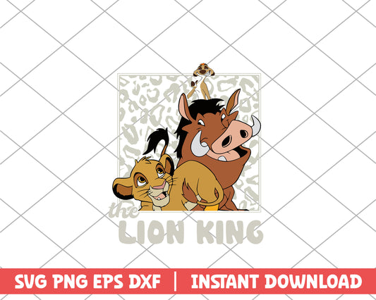 The lion king disney svg