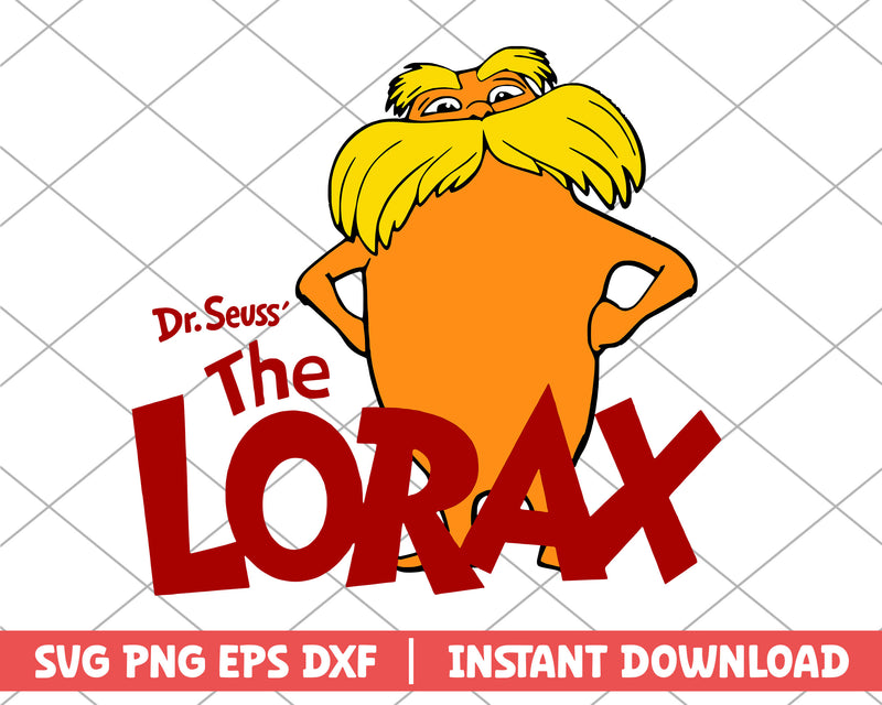 The lorax character dr.seuss svg 