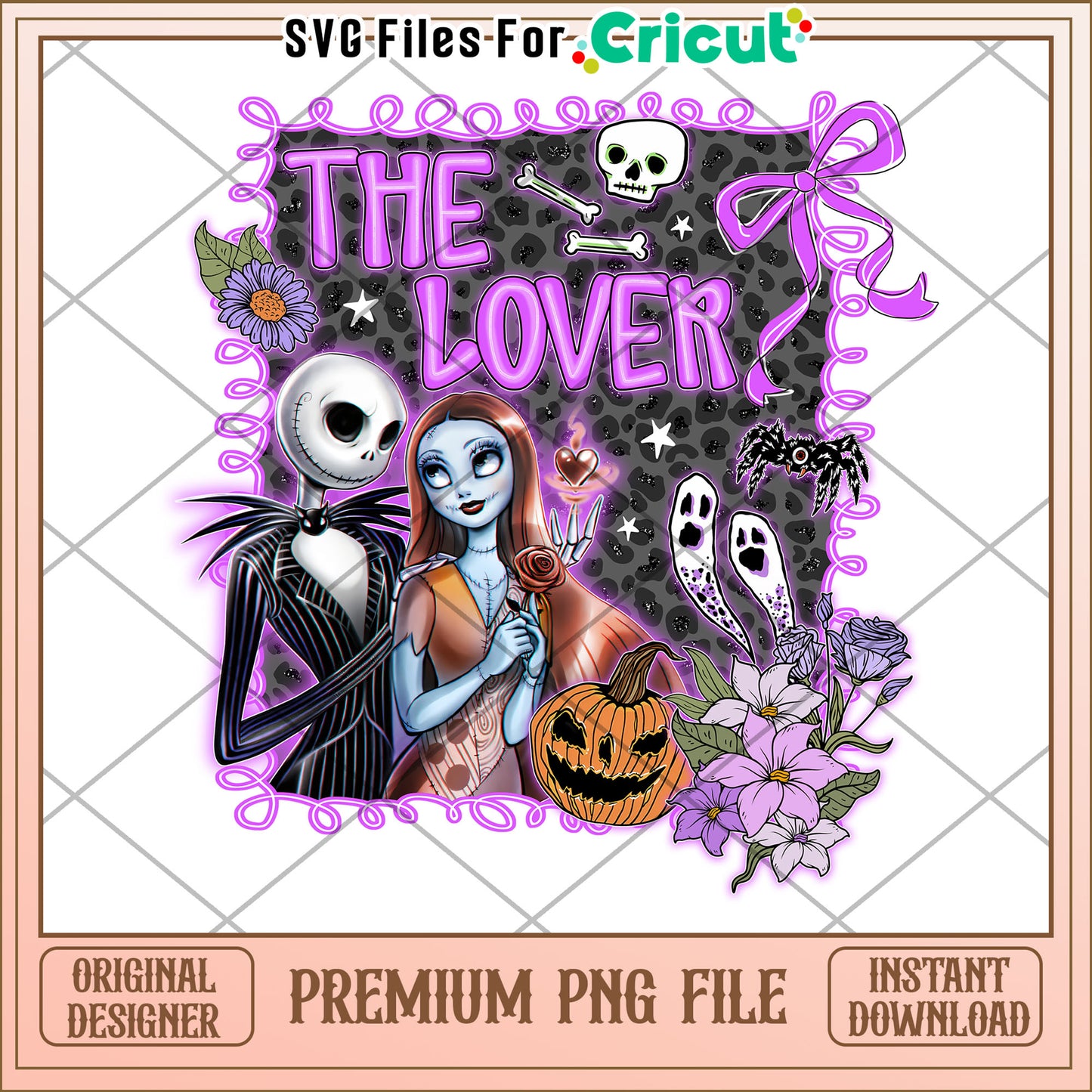 The lover jack and sally png, halloween costumes​ png, halloween candy png