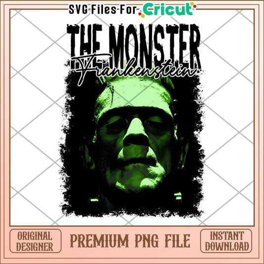 The monster frankenstain png, halloween holiday png, horror halloween png