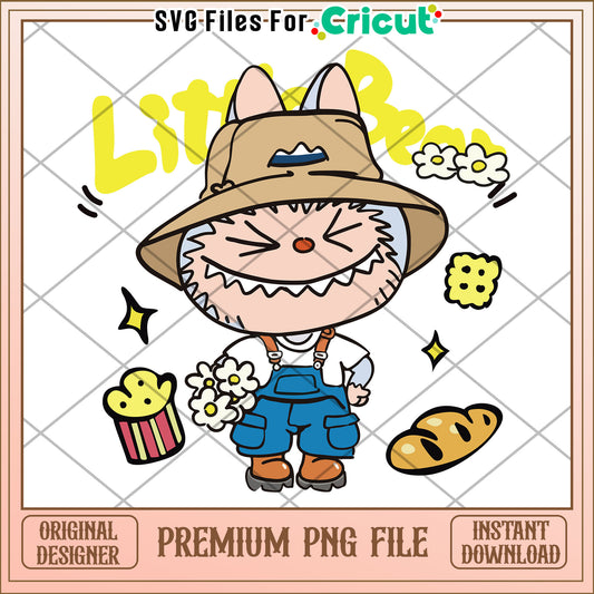 The monsters cute labubu png, cute labubu png, white labubu png