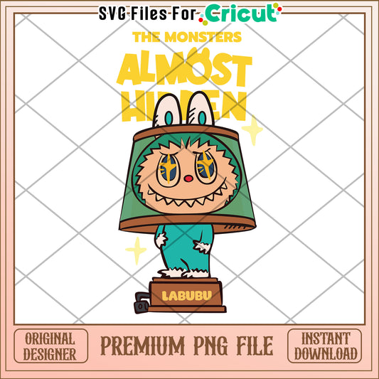 The monsters  labubu png, cute labubu png, popmart labubu png