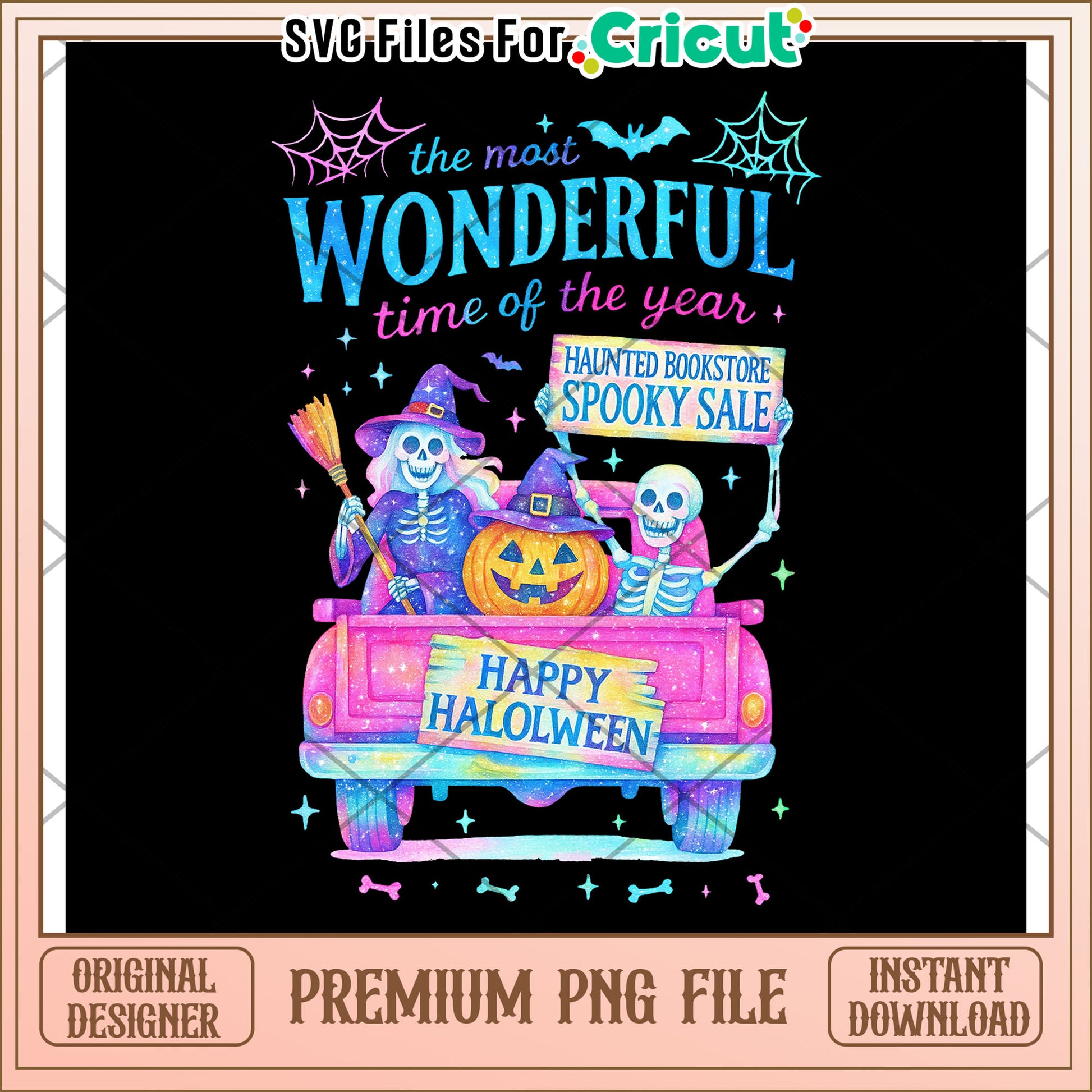 The most wonderful time of the year neon png, halloween costumes png, halloween toys png