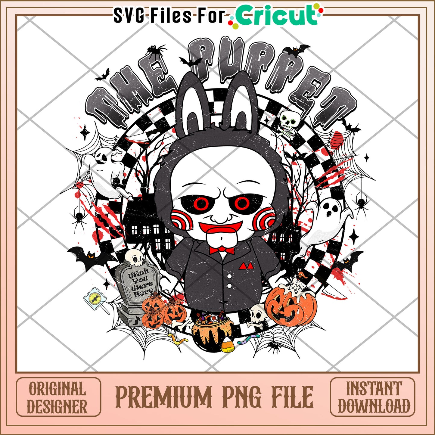The puppet jigsaw labubu png, halloween songs png, halloween cookies png