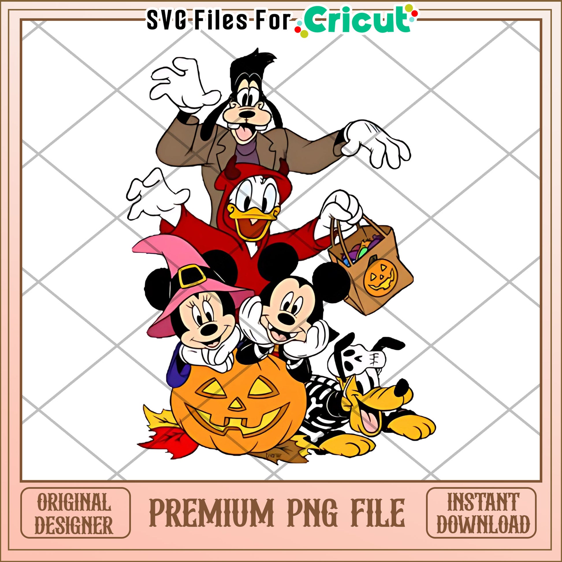The sensational six characters png, halloween​ horror night png, scary characters png