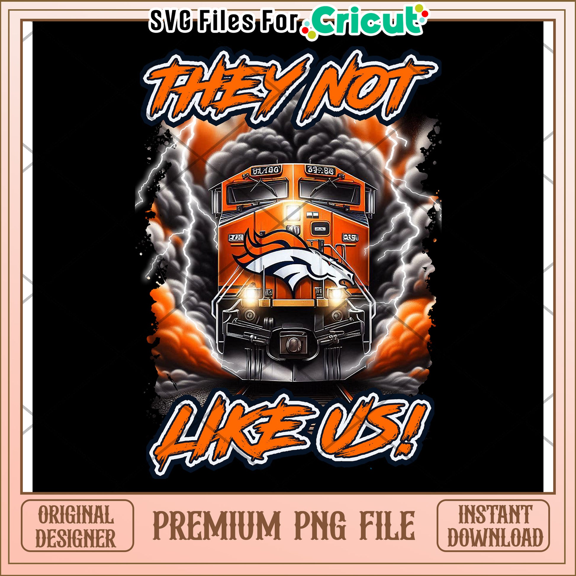 They Not Like Us PNG Design for Cricut, Instant Download Available
