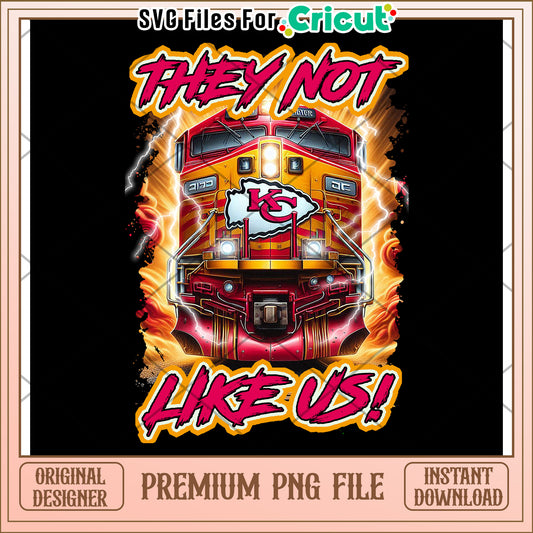 They Not Like Us, Premium PNG File for Instant Download