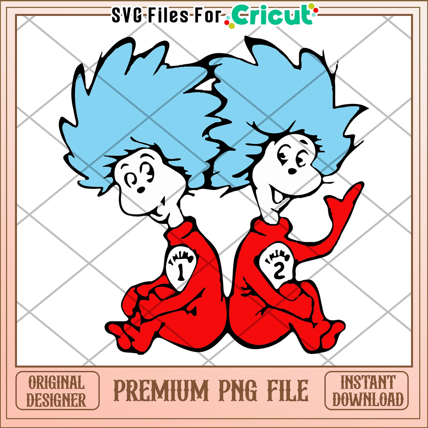 Thing 1 Thing 2 PNG Image Download
