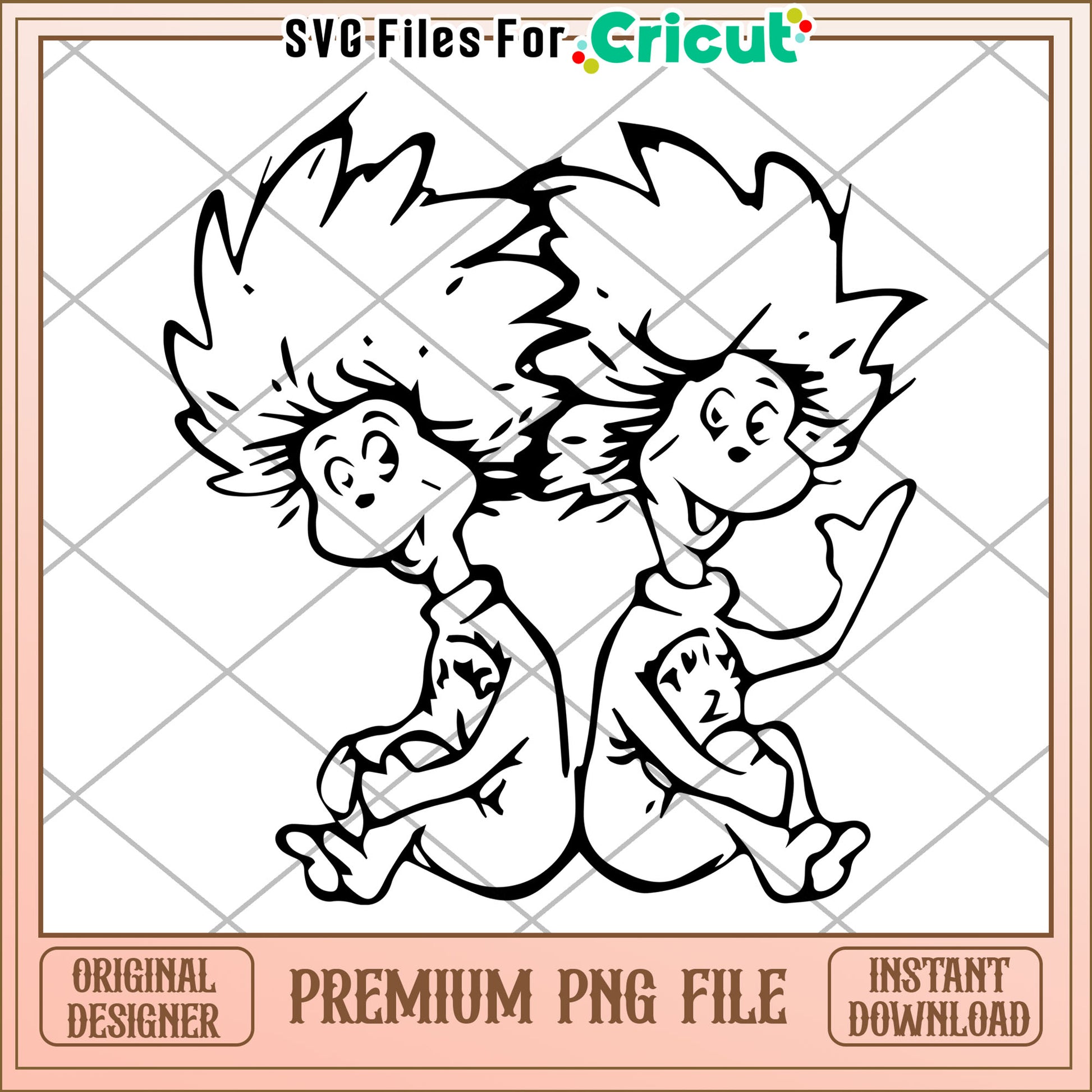 Thing 1 Thing 2 PNG Printable