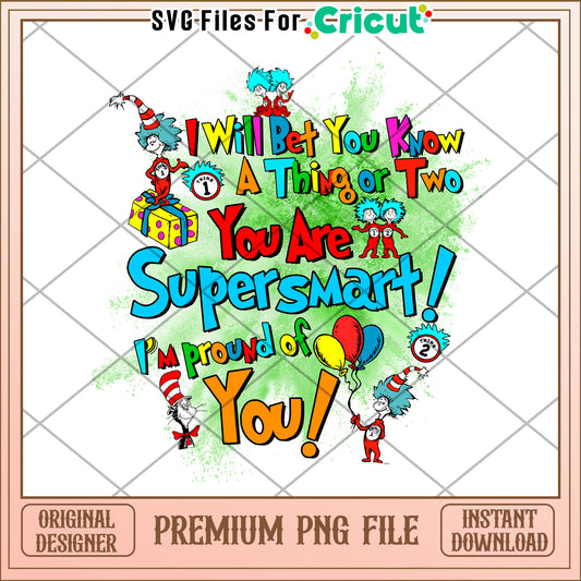 Thing 1 & 2 Supersmart PNG Design