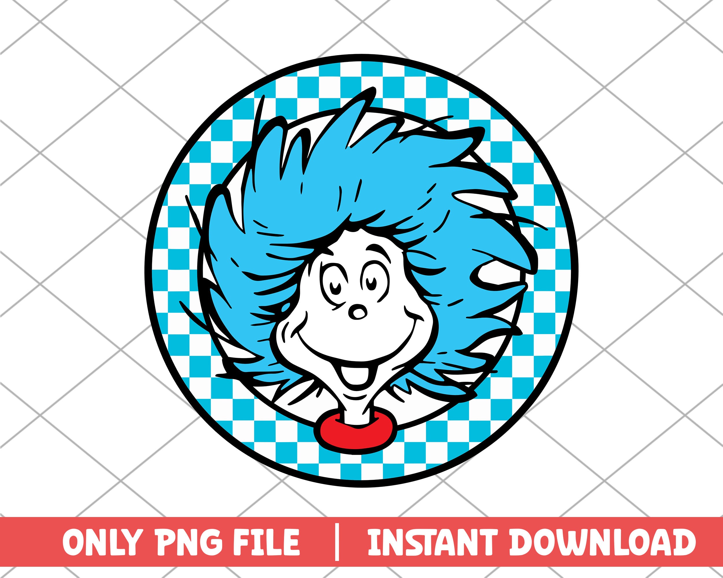 Thing character dr.seuss png – svg files for cricut