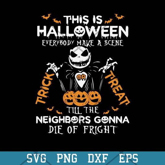 This Halloween Everybody Make A Scene Svg, Halloween Svg-Svgfilesforcricut